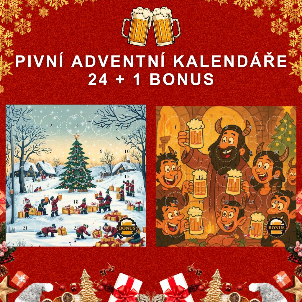 Pivní adventní kalendář - nejlepší dárek pro pivaře