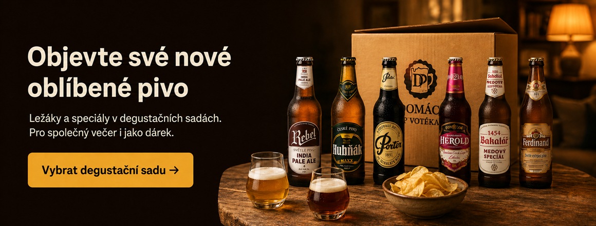 Objevte své nové oblíbené pivo – degustační sady Domácí pivotéky