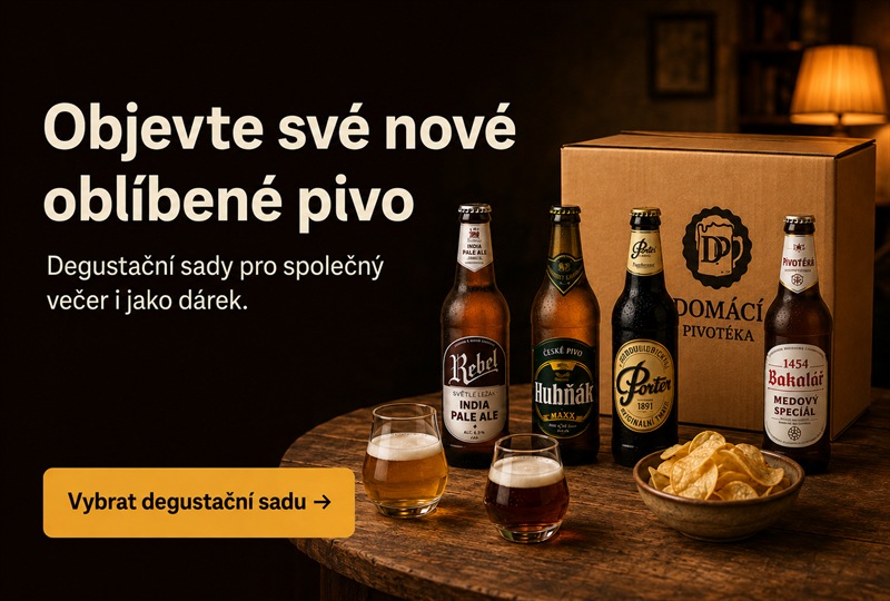 Objevte své nové oblíbené pivo – degustační sady Domácí pivotéky