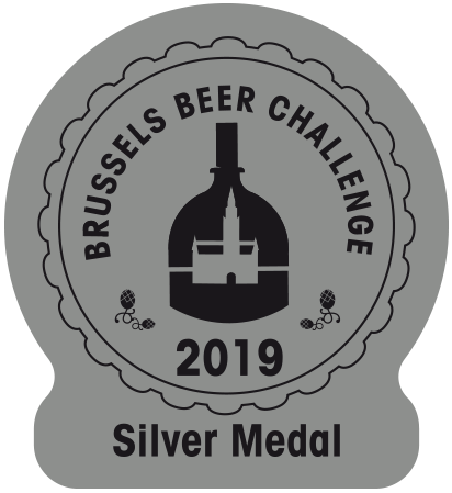 Médaille d'argent au Brussels Beer Challenge 2019