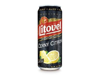 Litovel Černý citron - 0,5L plech