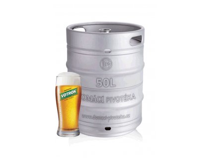 Pivo Votrok světlé výčepní - 50L sud piva