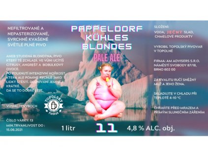 Pappeldorf Kühles Blondes Pale Ale 11° - PET 1L