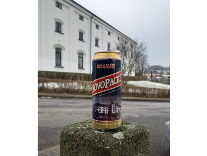 Novopacké Granát - pivo 0,5l plech