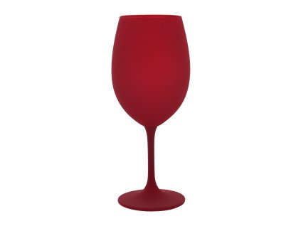 Červená sklenička víno s vlastním nápisem