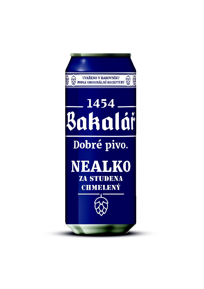 Bakalář nealko za studena chmelený - 0,5l plech