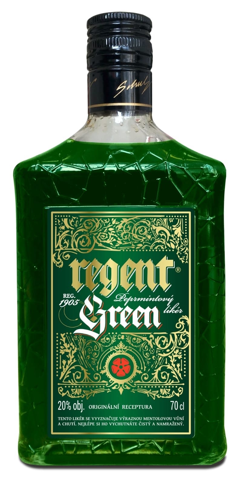 Regent Green - Peprmintový likér - láhev 0,7l