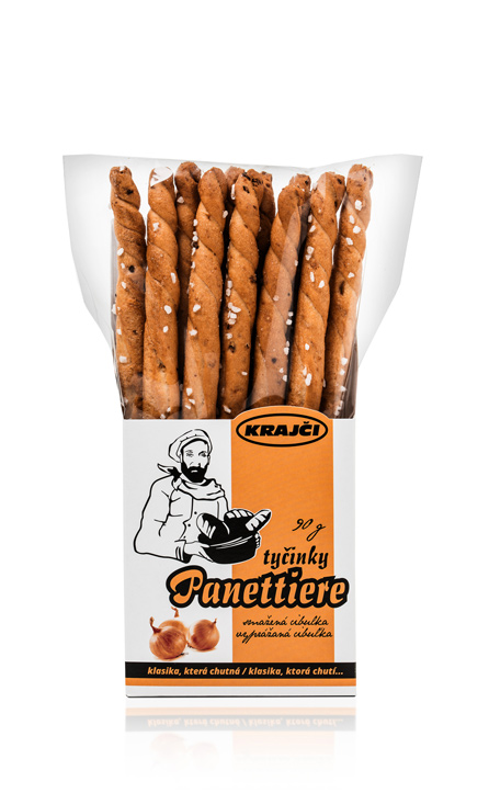 Krajči Panettiere tyčinky smažená cibulka - 90g