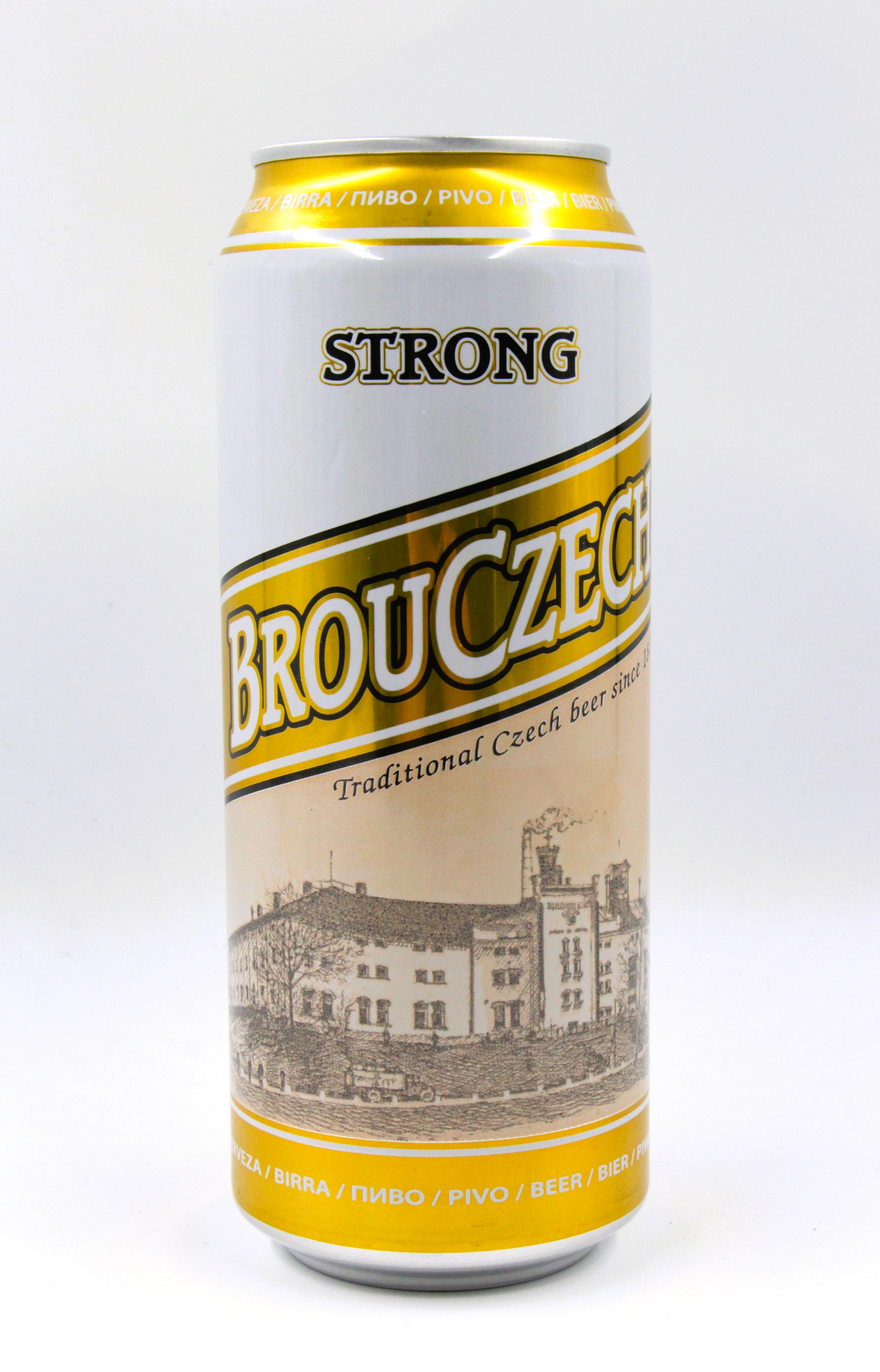 Novopacké pivo Brouczech Strong - pivo 0,5l plech