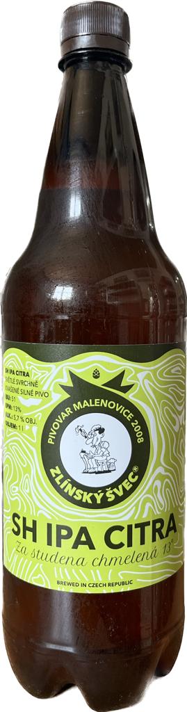 Zlínský Švec Single hop IPA Citra 13° - Pet 1l