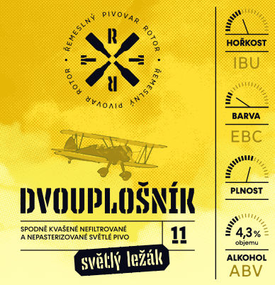 Rotor Dvouplošník 11° - Pet 1l