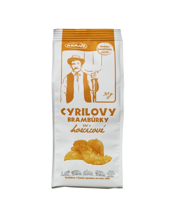 Krajči Cyrilovy brambůrky hořčicové premium - 90g