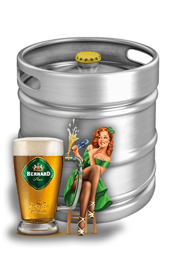 Rodinný pivovar Bernard Bernard Nefiltrovaná 12° - 20l sud piva