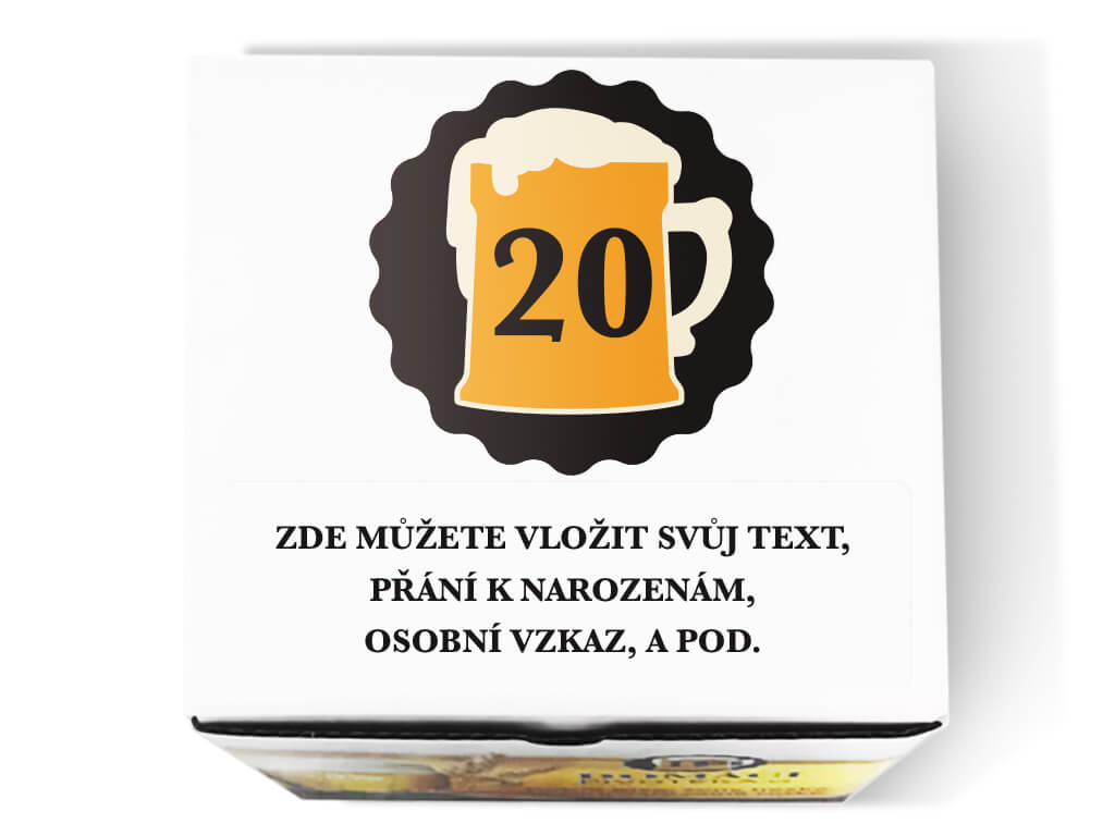 Levně Dárek k 20 narozeninám pro kluka s vlastním přáním