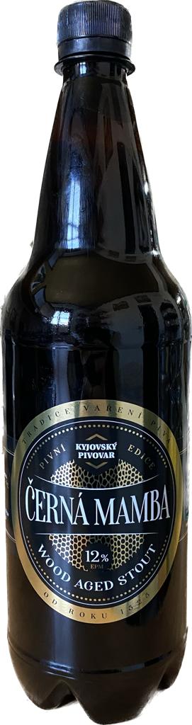 Kyjovský pivovar Kyjovská Černá Mamba 12° Wood Aged Stout - 1l Pet