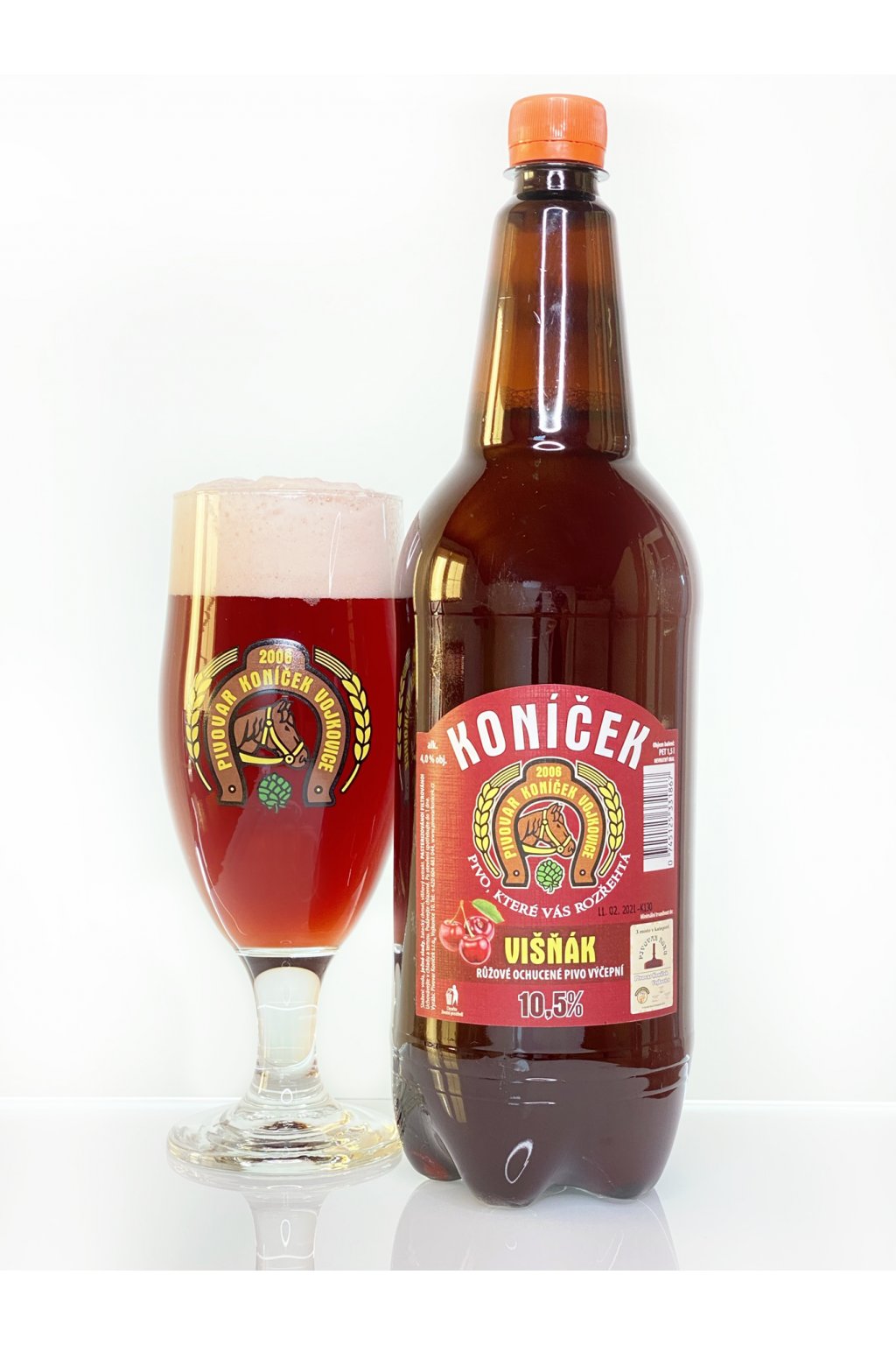 Levně Pivovar Koníček Koníček Višňák 10° - 1,5l Pet