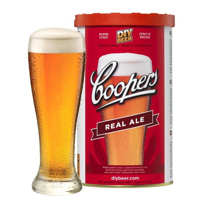 BIOWIN Koncentrát na vaření piva Real Ale Coopers 1,7kg na 23l piva
