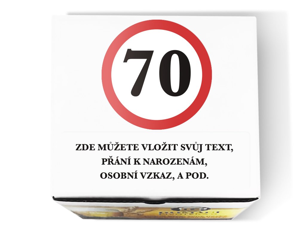 Dárek pro muže k 70 s přáním