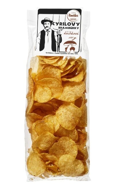 Levně Krajči Cyrilovy brambůrky hříbkové - 100g