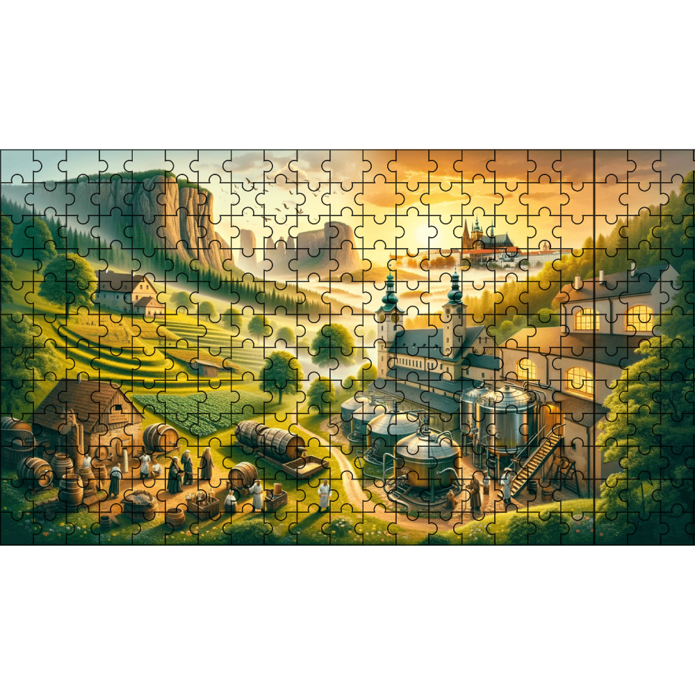 Domácí pivotéka Puzzle - Vývoj Českého piva