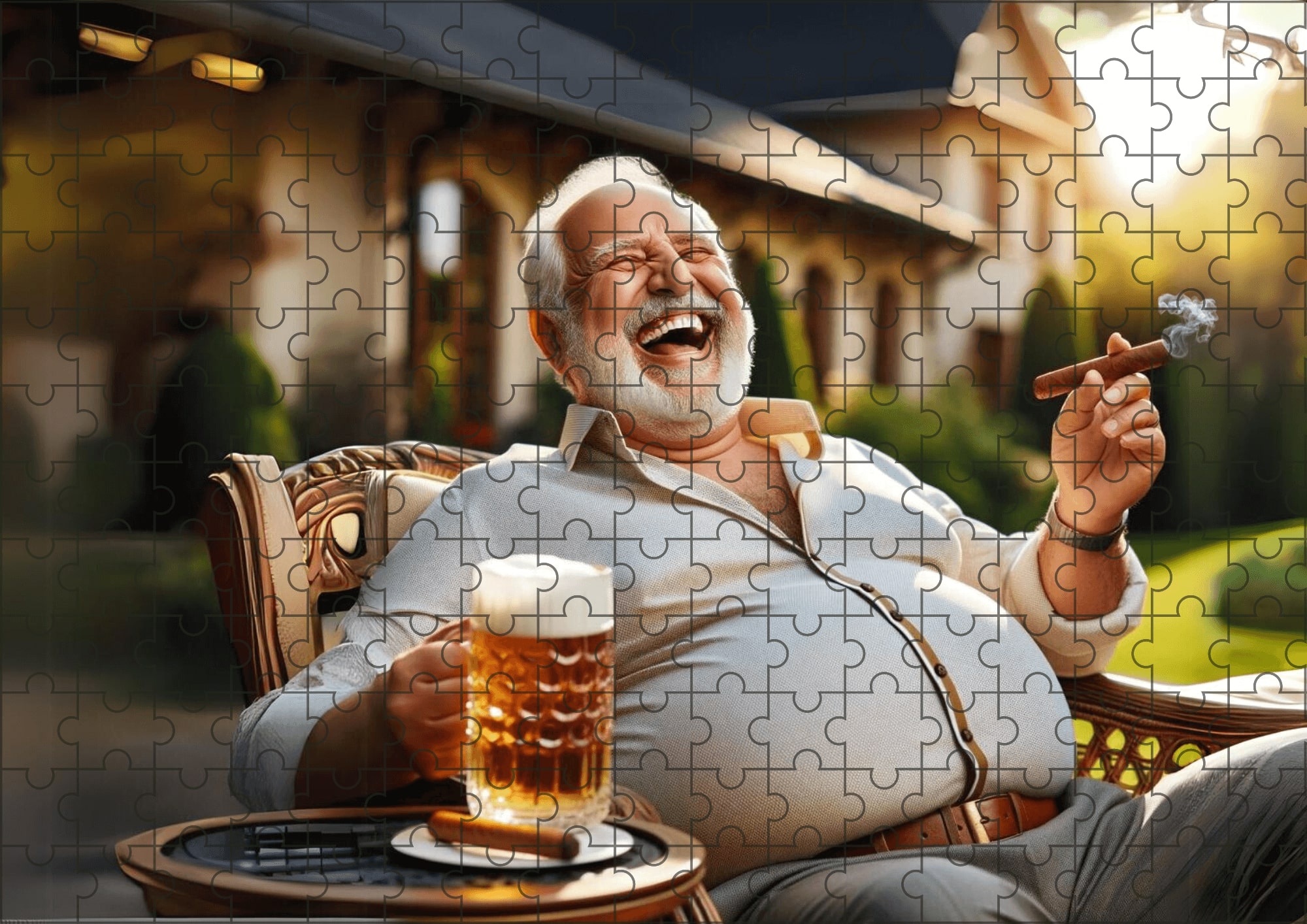 Domácí pivotéka Puzzle - Odchod do důchodu