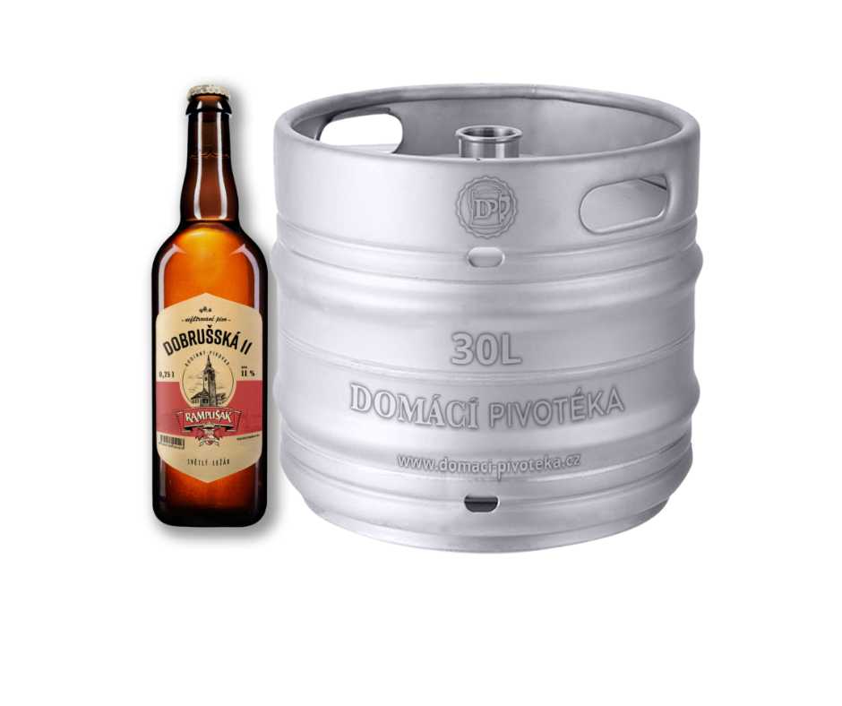 Dobrušská 11° - Rodinný Pivovar Rampušák - 30l sud
