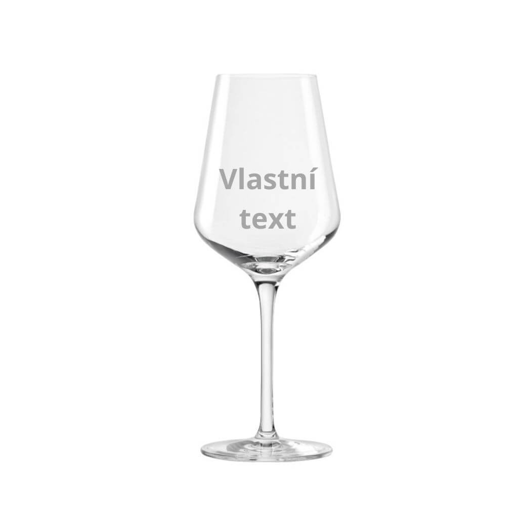 Sklenice na víno s vlastním nápisem - 390 ml - LUCY Stölzle