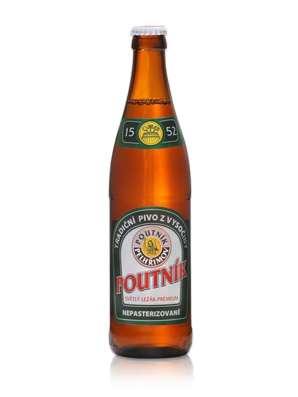 Pelhřimov Poutník Ležák Premium - basa piv