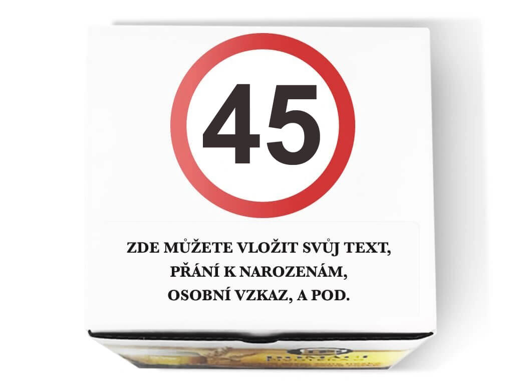 Dárek k 45 narozeninám pro muže s vlastním přáním