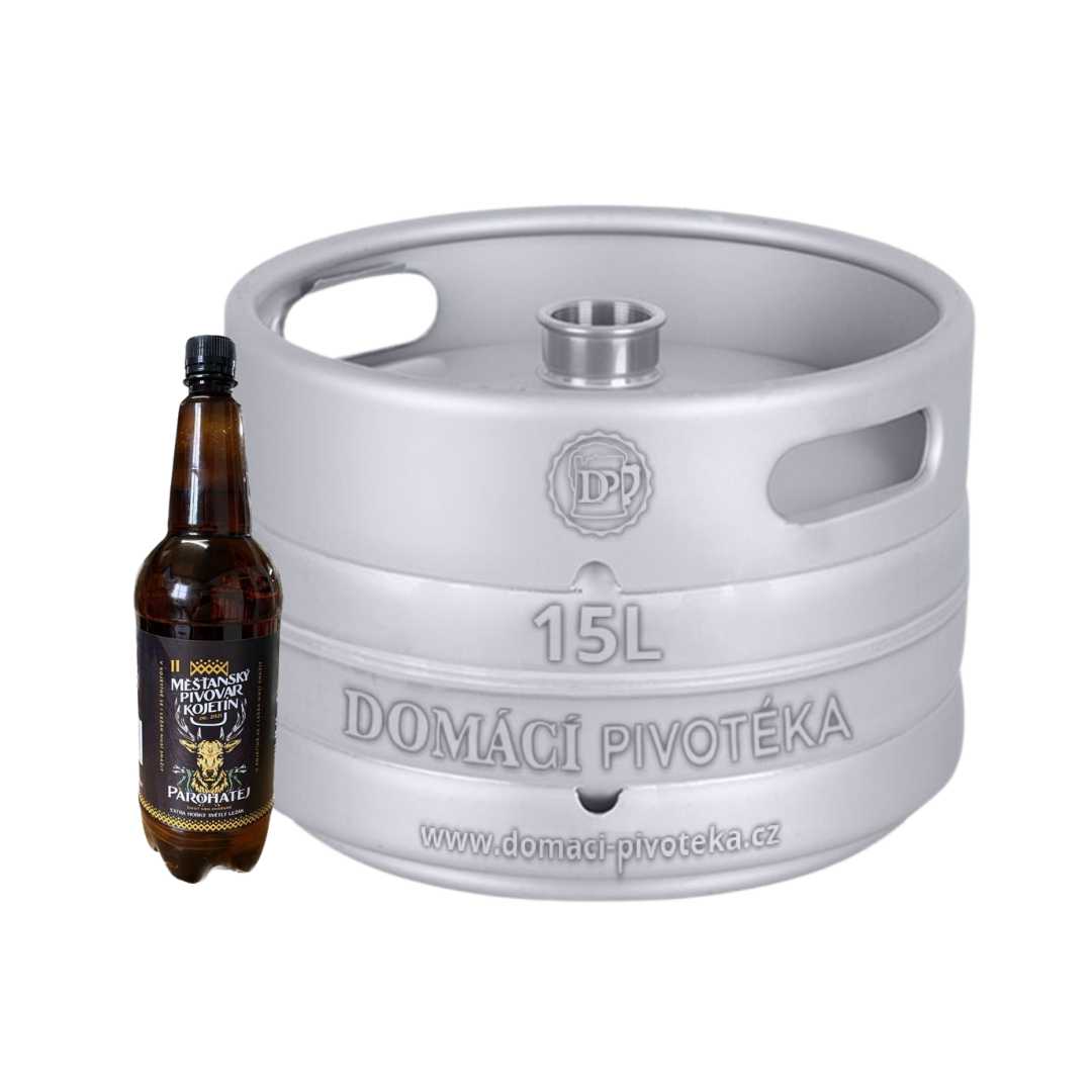 Měšťanský pivovar Kojetín Kojetínský Parohatej 11° - sud 15l
