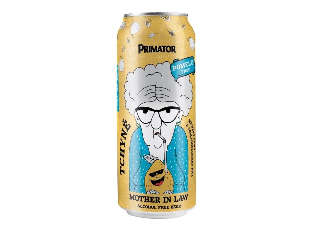 Primátor Free Tchýně Pomelo - 0,5l plech