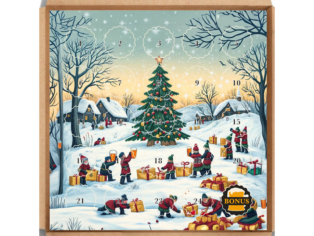 Pivní adventní kalendář pro muže