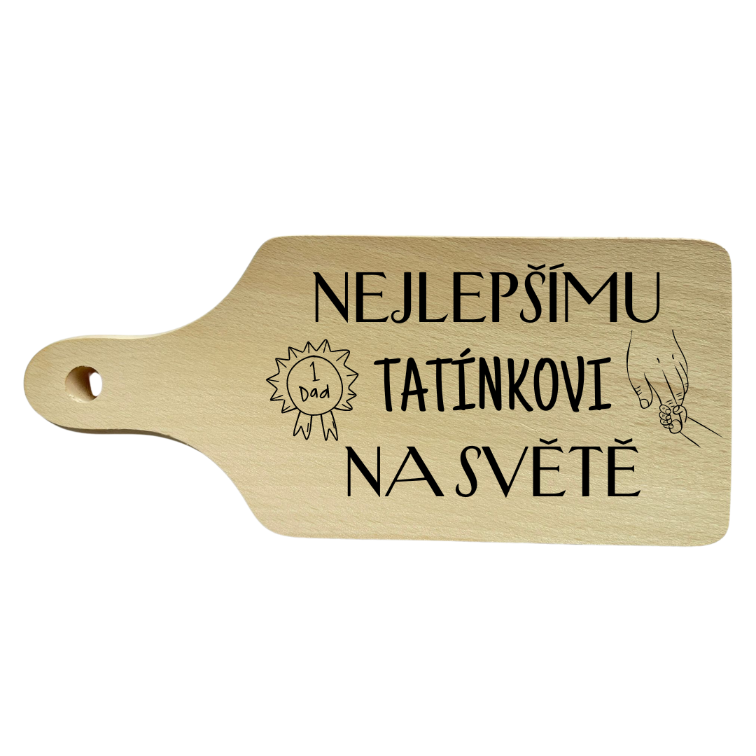 Domácí pivotéka Dřevěné prkénko - Nejlepšímu tatínkovi