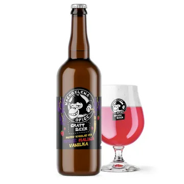 Levně Nachmelená Opice pastry sour malina - 0,75l sklo