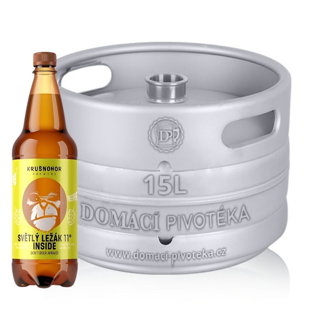 Levně Krušnohor Jedenáctka 11° - 15l sud piva