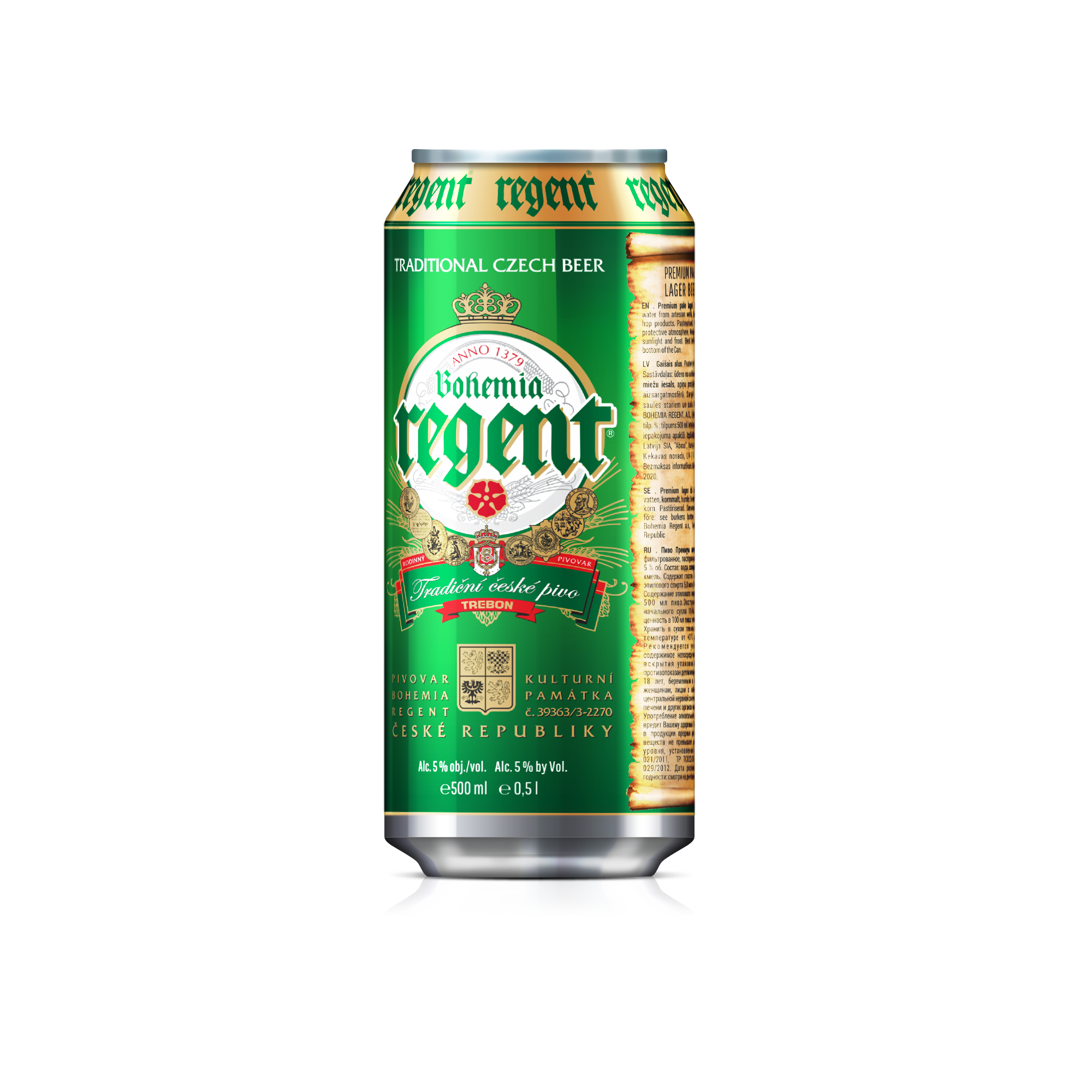 Regent Premium světlý - 0,5l plech