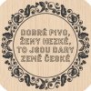 5356 2 dreveny podtacek dobre pivo zeny hezke to jsou dary zeme ceske