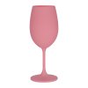 Růžová sklenička víno s vlastním nápisem 350 ml