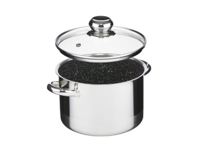 KOLIMAX Hrnec CERAMMAX PRO STANDARD s poklicí, Ø 18 cm, 3 l, černý granit