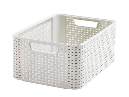 CURVER STYLE Box M úložný béžový (38,6 x 28,7 x 17 cm)