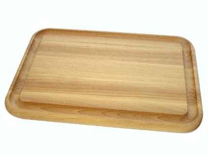 DIPRO Prkénko kuchyňské s drážkou 35 x 25,5 x 1,9 cm
