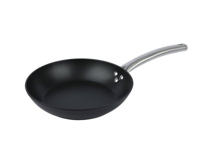 Testrut pánev d24 BLACK, kovaná s nerez. rukojetí