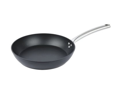 Testrut pánev d28 BLACK, kovaná s nerez.rukojetí