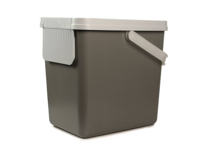 SNIPS koš odpad 25l šedý+sv.šedé víko