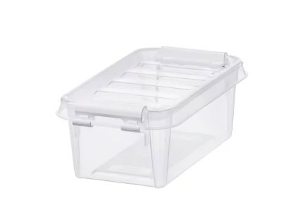 SMART STORE box 0,3l CLASSIC bílé klipy 15x9x6cm