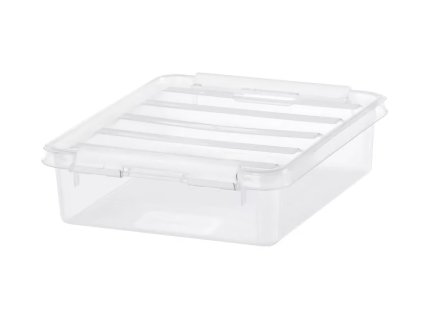 SMART STORE box 1l CLASSIC bílé klipy 21x17x6cm