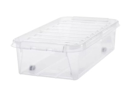 SMART STORE box 31l CLASSIC bílé klipy 72x40x19cm