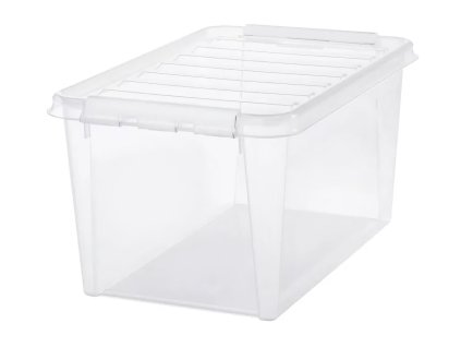 SMART STORE box 47l CLASSIC bílé klipy 59x39x31cm