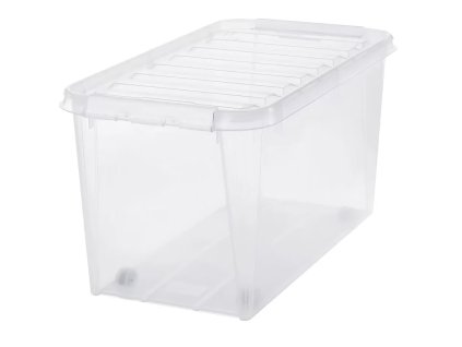 SMART STORE box 70l CLASSIC bílé klipy 72x40x38cm