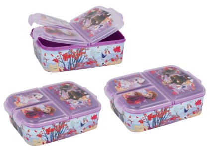 STOR Stor box svačinový FROZEN třídílný 16,5x19,5x7